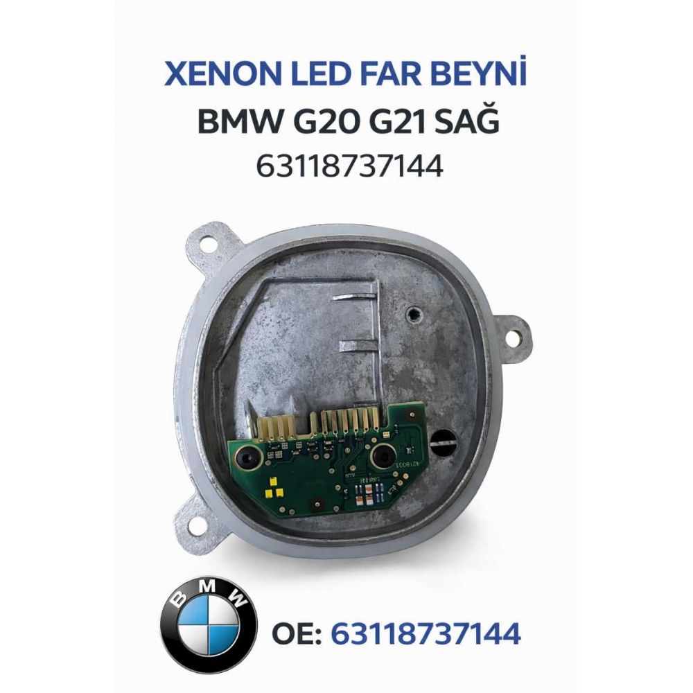 63118737144 Xenon Far Beyni BMW G20 G21 Sağ – LED / Laser Far Kontrol Modülü