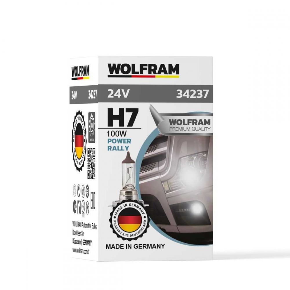 Wolfram 24v H7 100w Standart ışık Ampul